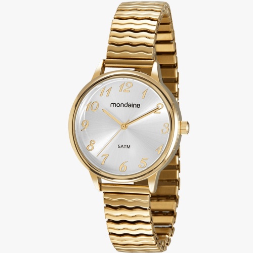 Relgio Feminino Casual Bracelete Dourado 99557LPMGDE1